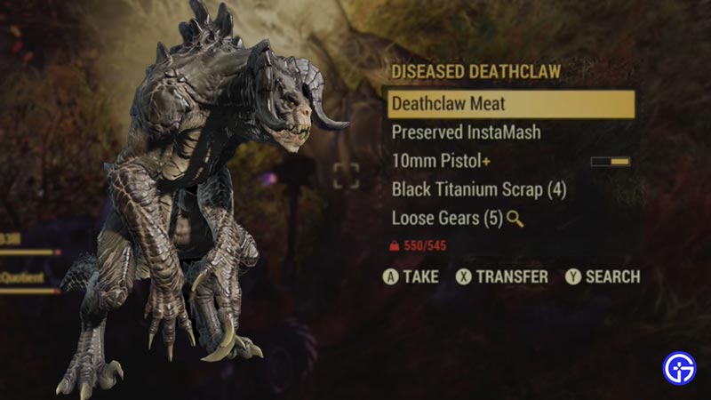 deathclaw drops