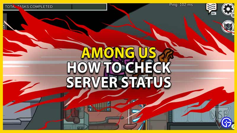 among us how to check server status