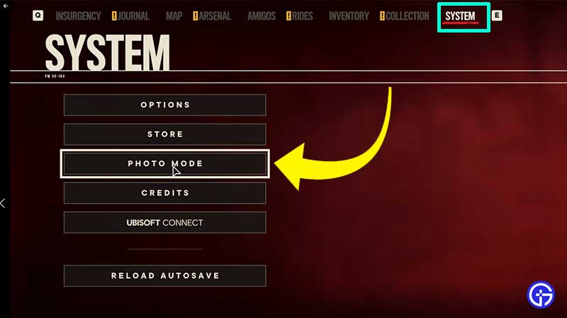 how to enable photo mode fc6