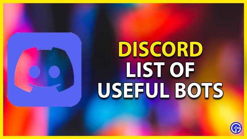 list of useful bots in discord