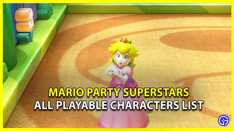mario party superstars characters list