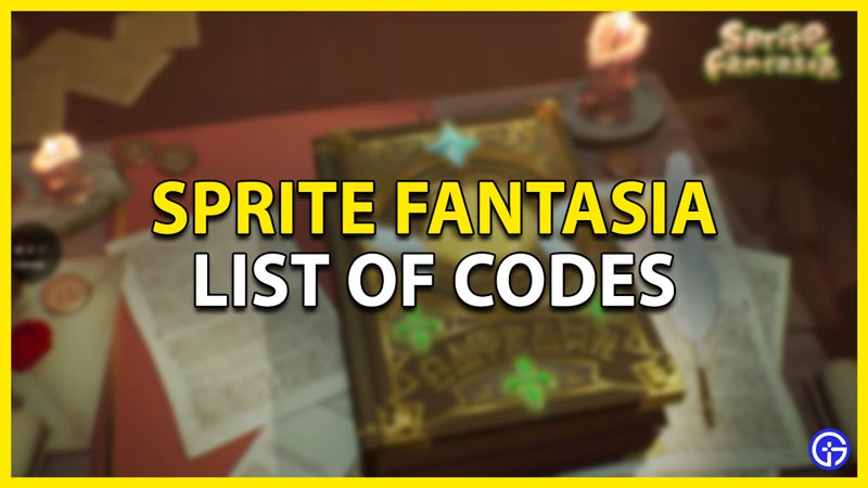 sprite fantasia codes