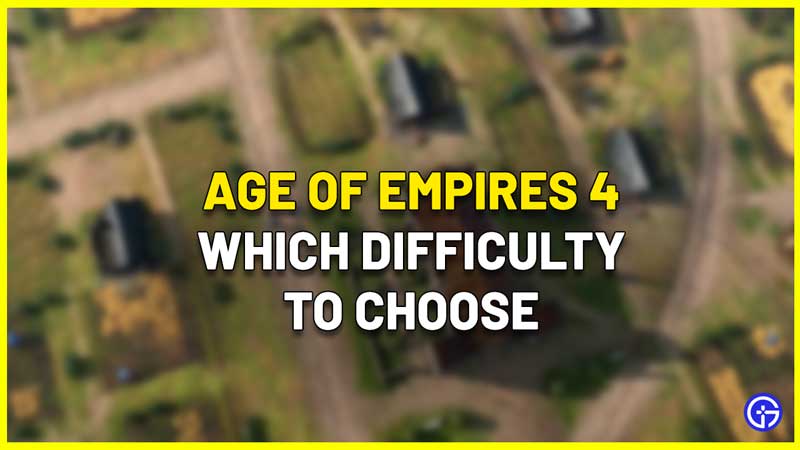 age of empires 4 difficulty differences