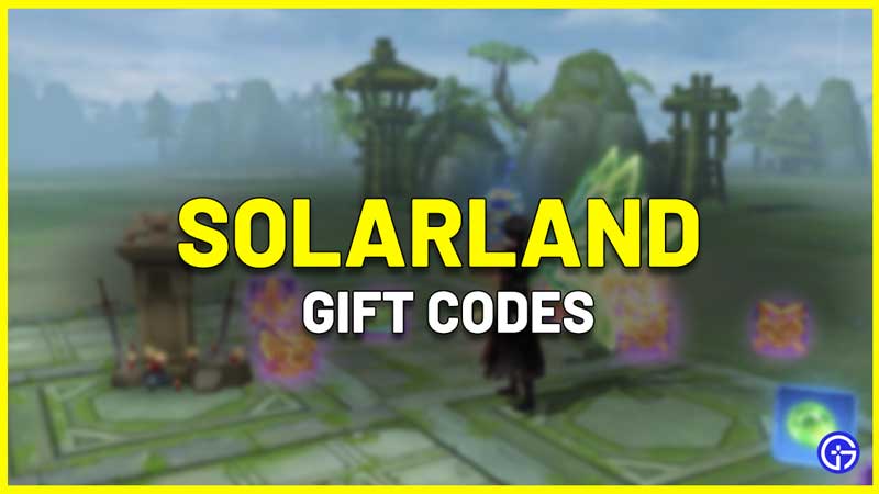 All Solarland Gift Codes List