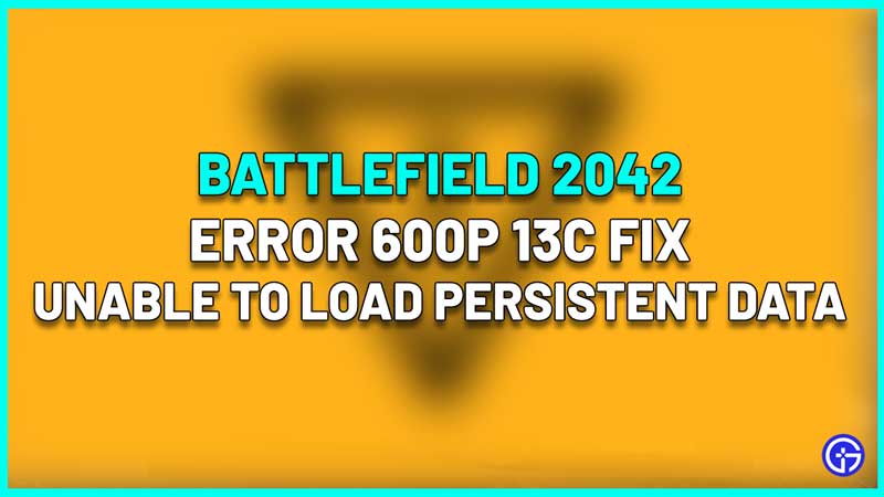 bf 2042 unable to load persistent data bug