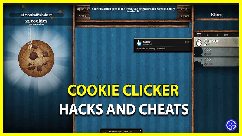 Cookie Clicker Hacks Cheats Codes