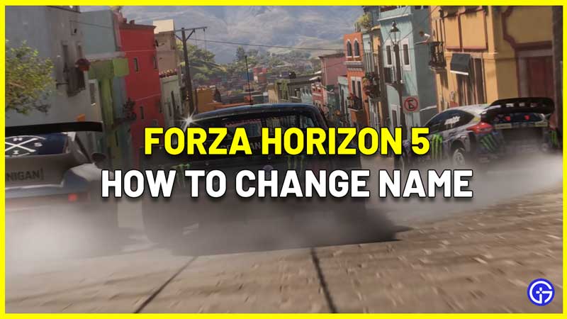 How To Change Your Name In Forza Horizon 5