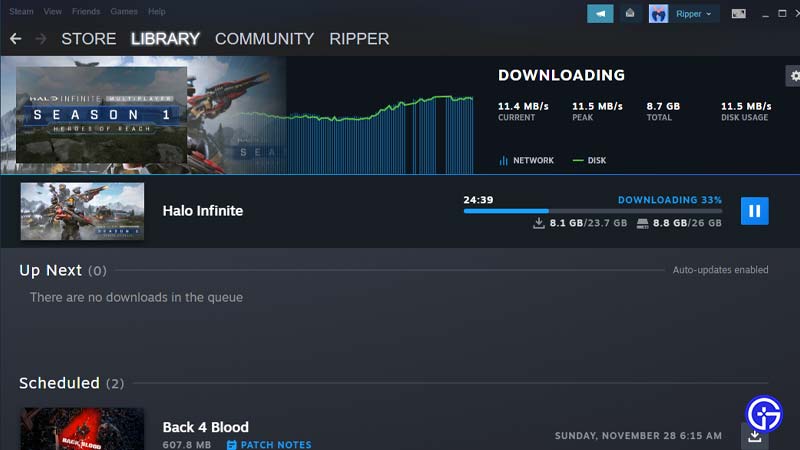 Halo infinite slow download speed steam fix