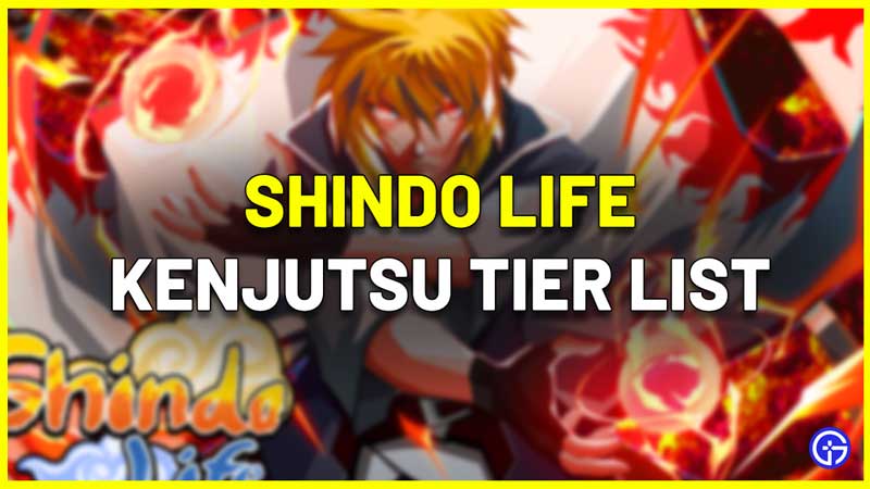 Kenjutsu Tier List shindo life roblox