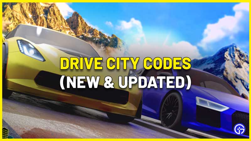 Roblox Drive City Codes