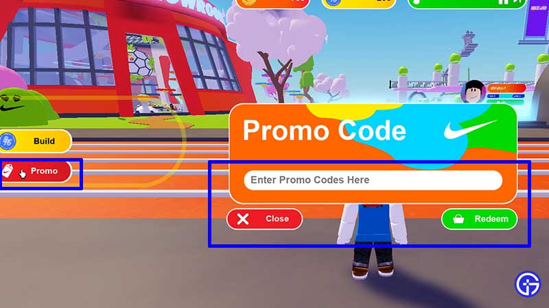 how to redeem roblox nikeland codes