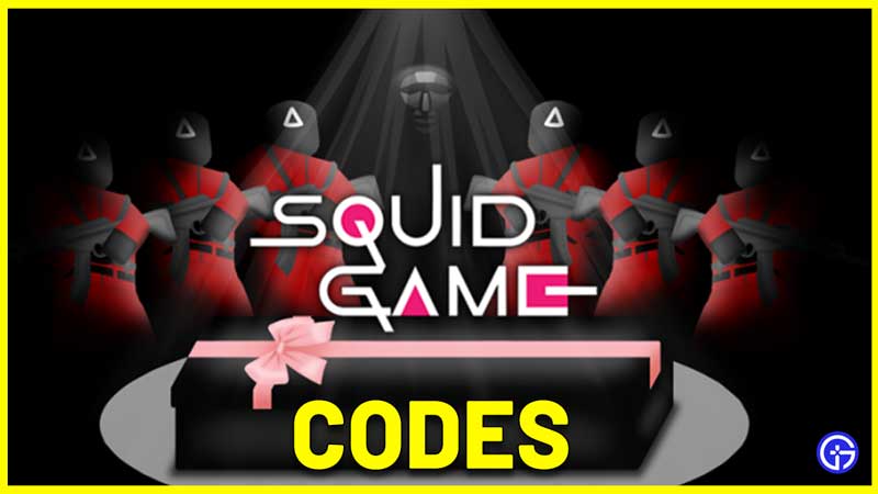 Squid Game Minigames Codes Roblox