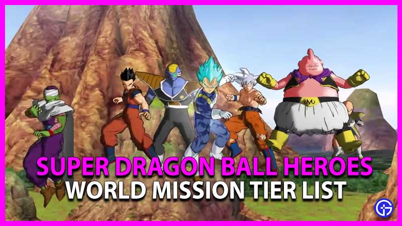 Super Dragon Ball Heroes Tier List