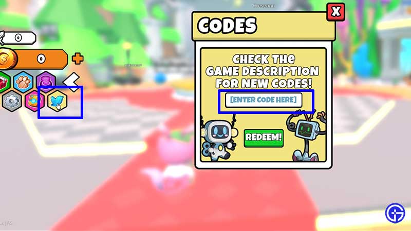 Where to enter and how to redeem codes in Roblox Pet Fighters Simulator