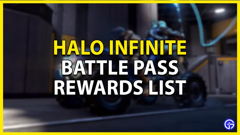 battle pass rewards list in halo infinite