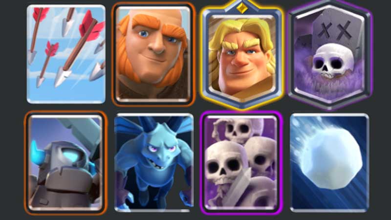 best golden knight decks in clash royale 4