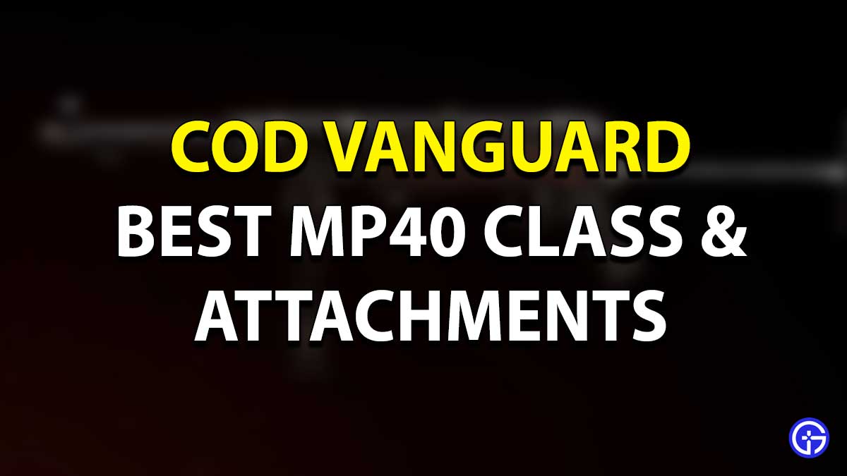 COD Vanguard MP40