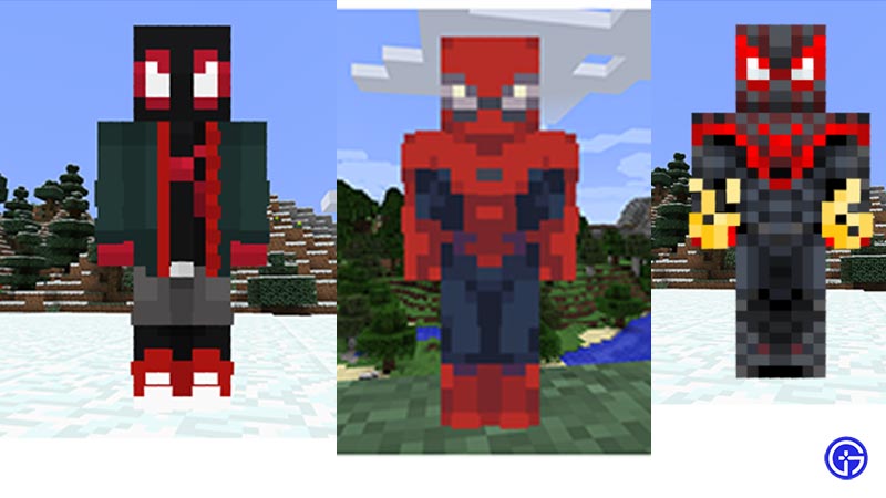 cool minecraft spiderman skins