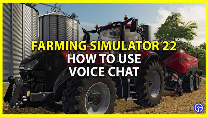 how to use voice chat in fs 22