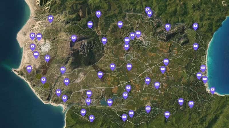 fh5 all fast travel boards map locations guide