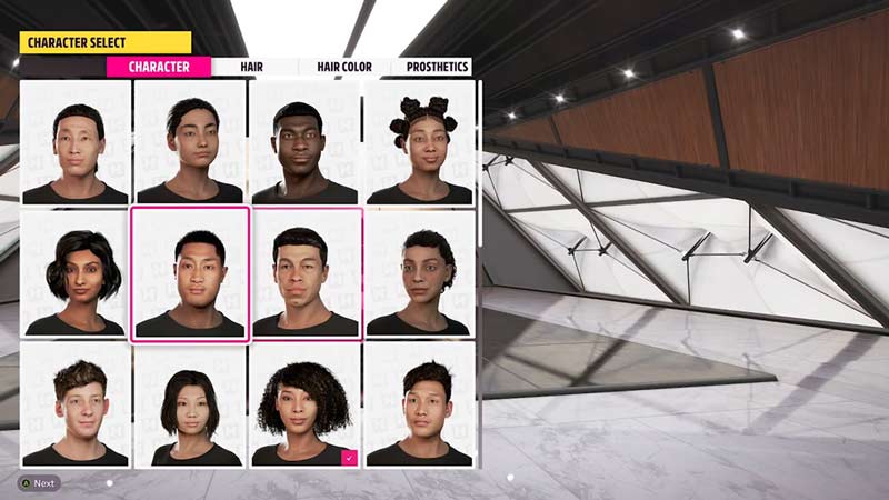 how to customize character in fh5