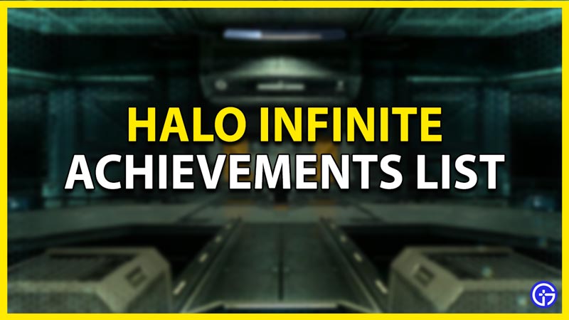 halo infinite achievements list