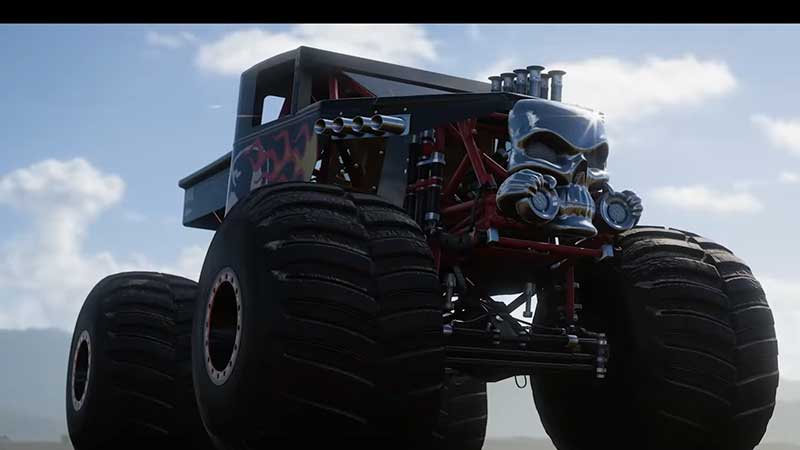 how to get monster truck fh5
