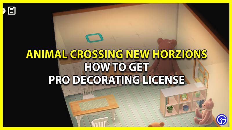 what is pro decorating license acnh