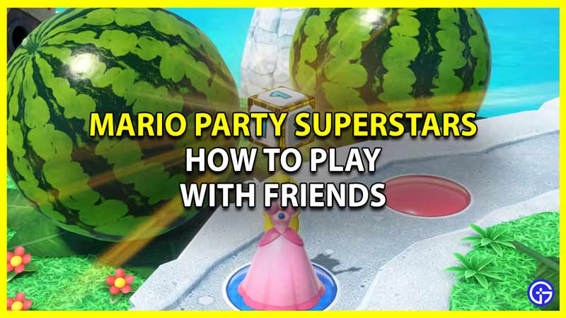 mario party superstars how to play with friends