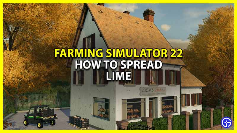 farming simulator 22 how to spread lime