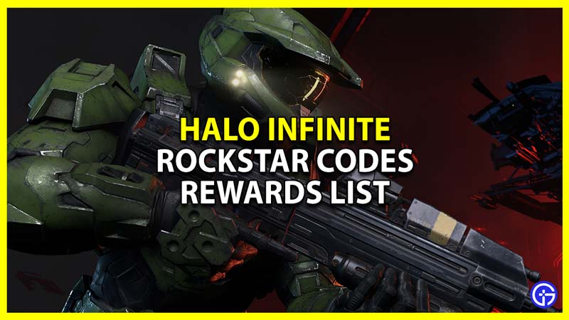 halo infinite rockstar codes reward list