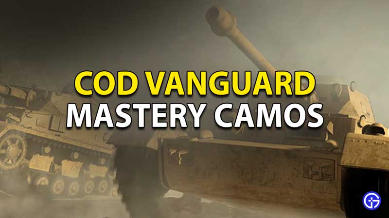 Vanguard Mastery Camos COD: How To Get Diamond, Gold, Atomic Camo