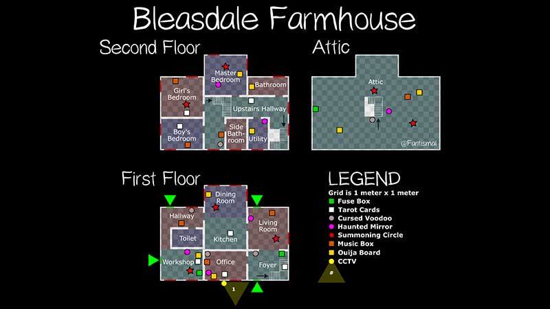 Bleasdale Farmhouse Cursed Possession Item Locations