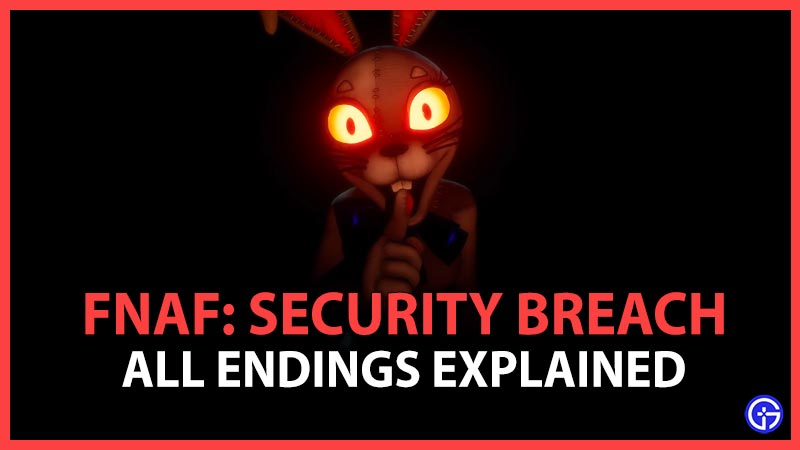 FNAF SECURITY BREACH SECRET GLITCHTRAP ENDING [FM] 