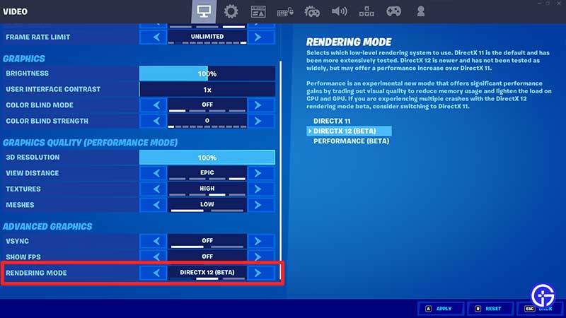 how to fix fuzzy graphics textures fortnite chapter 3