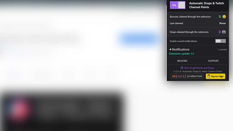 how to use browser extensions twitch stream drops
