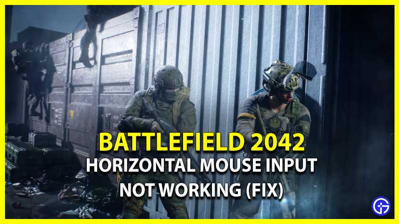 How to fix Horizontal Mouse Input Not Working in Battlefield 2042