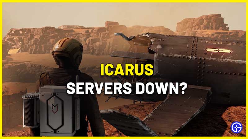 icarus servers down how to check servers status