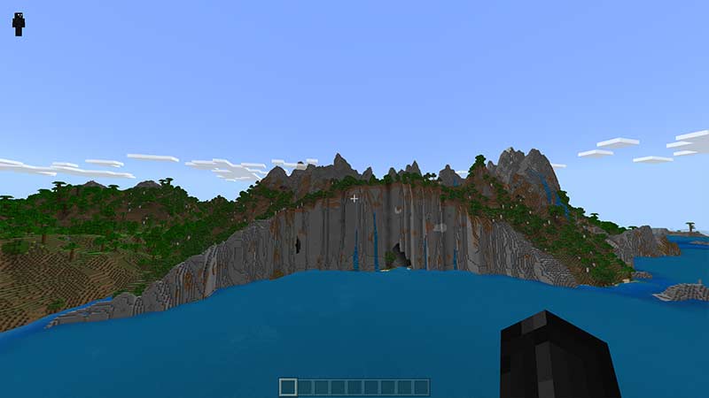 Minecraft Bedrock Seeds Massive Cliffs & Stony Peaks