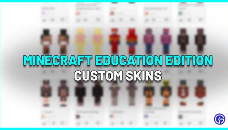 minecraft education edition custom skin packs