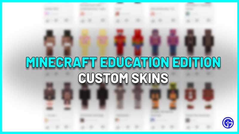 Minecraft Education Edition Custom Skins Guide