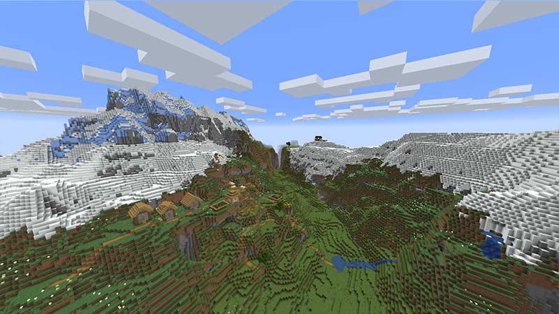Minecraft seeds 1.18 masterpiece mountains