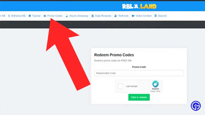 RBLX LAND Promo Codes RBLX.LAND
