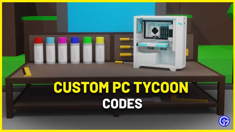 Using Codes In Custom PC Tycoon - Roblox 