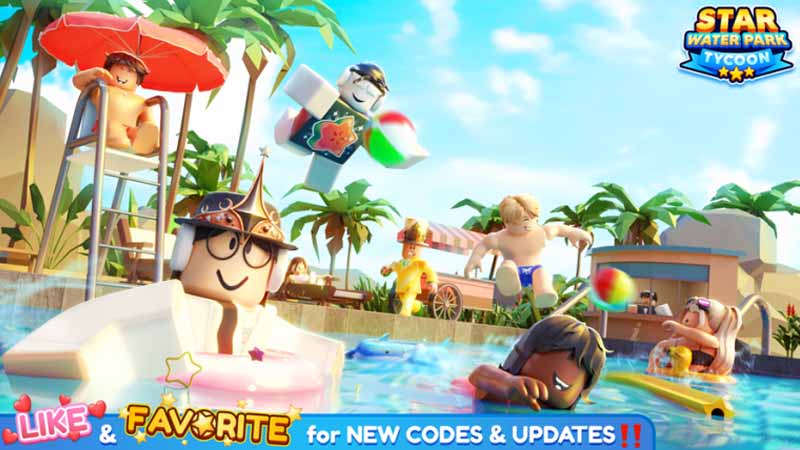 Roblox Water Park Tycoon Codes