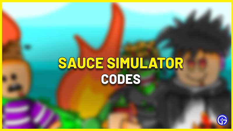 Sauce Simulator Codes