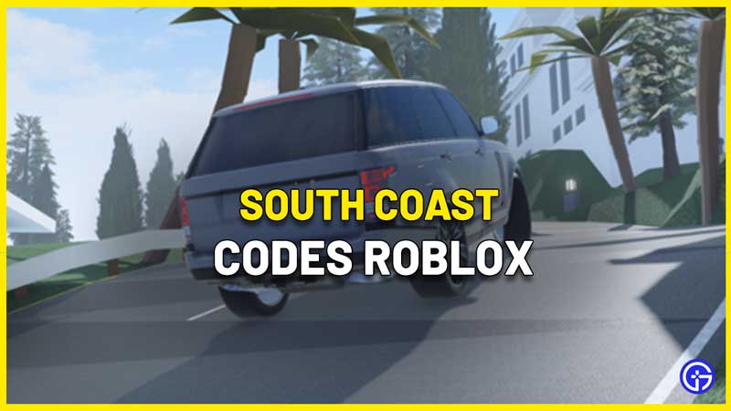 South Coast Codes Roblox