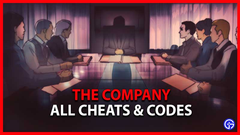 The Company Cheats