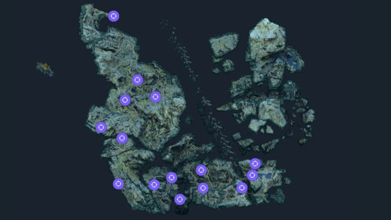 All High Value Target Map Locations In Halo Infinite Campaign