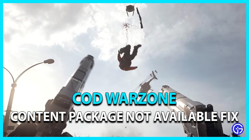 cod warzone content package not available fix